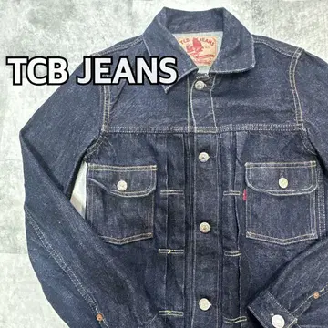 [새상품급] TCB JEANS 2nd 원워시 서클R 데님 자켓