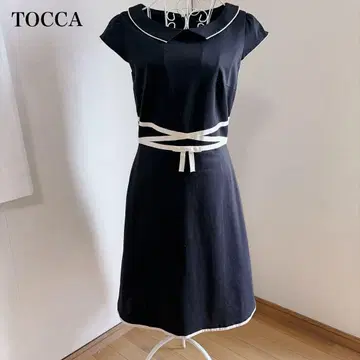 TOCCA 토카 원피스 A라인 블랙 XL