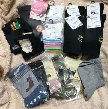 양말 묶음 판매 17켤레 GU 리브삭스 23-25cm 무인양품 외