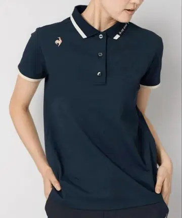 르꼬끄 스포르티브 le coq sportif 폴로 셔츠 여성용 반팔