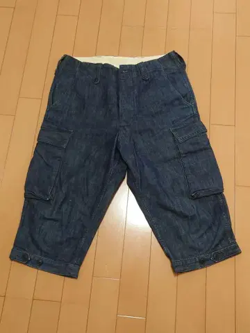 풀카운트 데님 카고 숏팬츠