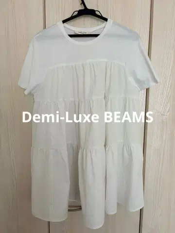Demi-Luxe BEAMS 콤비 티어드 풀오버