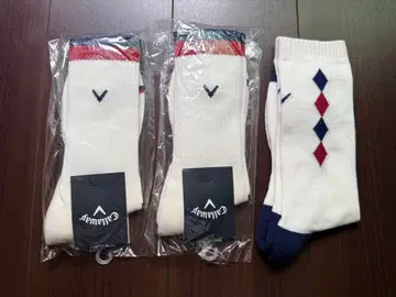 미사용 새상품 Callaway 삭스 화이트 3세트