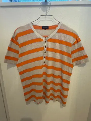 가격 인하! Paul Smith COLLECTION 보더 헨리넥 T