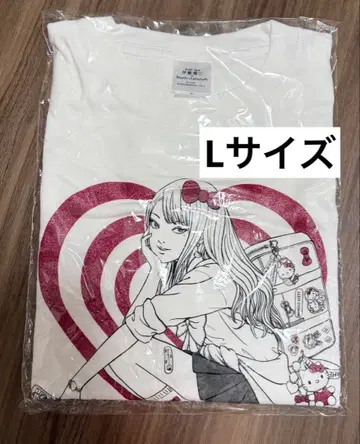 토미에 티셔츠 이토 준지 x 산리오 갸루토미에 갸루T셔츠 WHITE