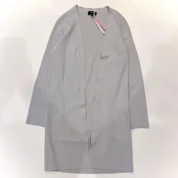 컨디션 최상 띠어리 RIB MIDI CARDI 롱 가디건 그레이 S