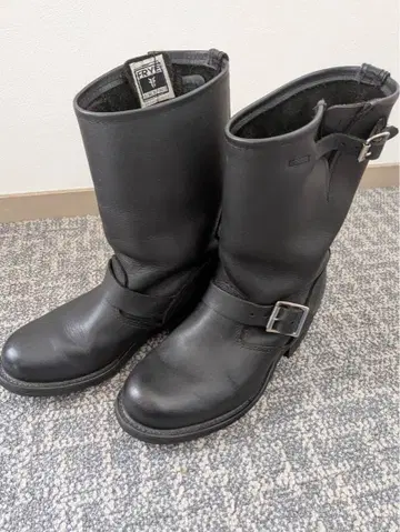 FRYE 엔지니어 부츠 블랙 가죽