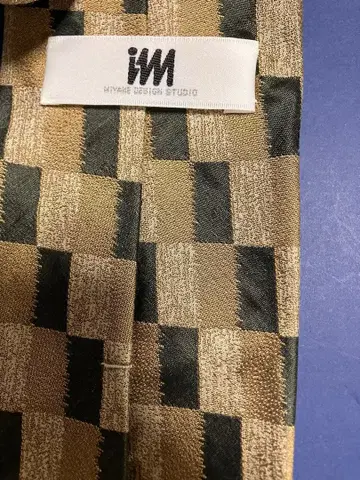 i.s. MIYAKE DESIGN STUDIO 넥타이 체크 무늬
