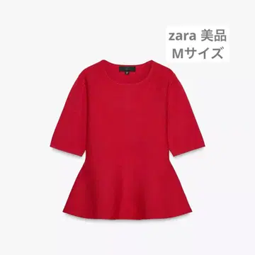 zara 페플럼 니트 새상품급