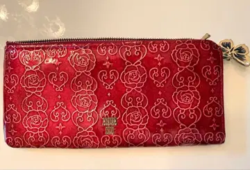 ANNA SUI 장지갑 로즈 패턴