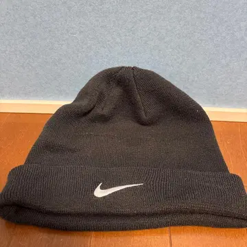 NIKE 니트 모자 비니 블랙