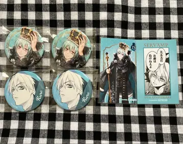 쿠로 서뱀프 SERVAMP 15주년 크라운 캔뱃지 특전