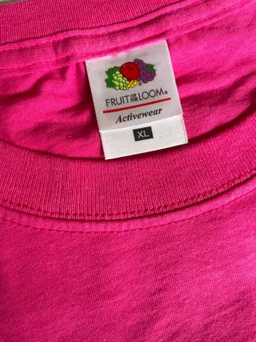 90s 데드 FRUIT OF THE LOOM XL 트로피컬 핑크