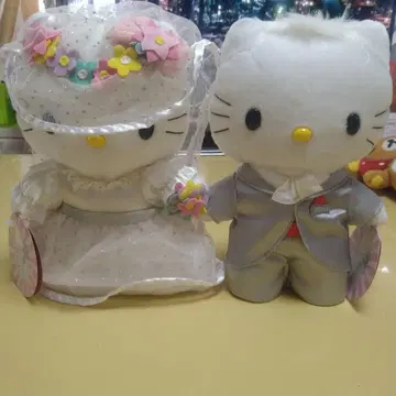 Hello Kitty 웨딩 인형 봉제 인형