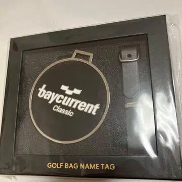 baycurrent Classic 골프 백 네임택 새상품 블랙