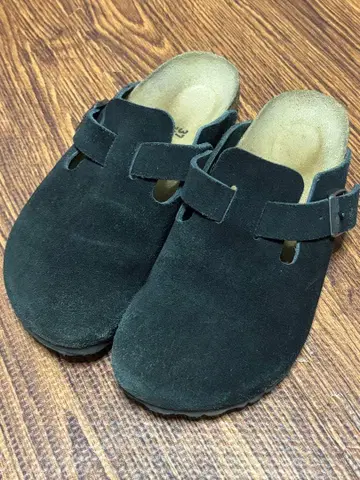 BIRKENSTOCK 스웨이드 블랙 37