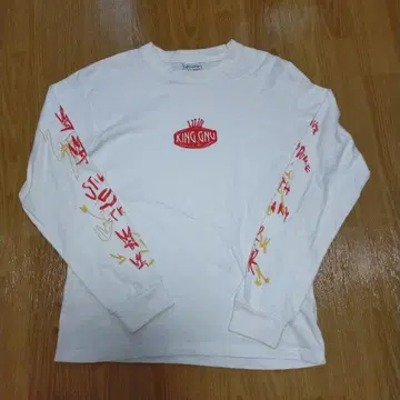 KING GNU 롱 슬리브 T셔츠 화이트