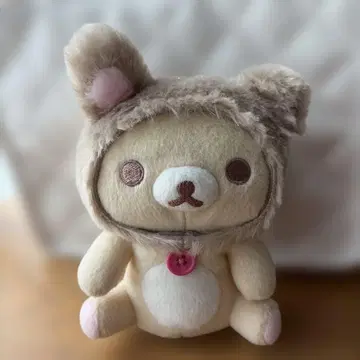 코리락쿠마와 토끼 티타임 볼체인 달린 봉제 인형