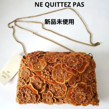 누키테파 숄더 백 파티 꽃 미니백 가방 플라워 자수