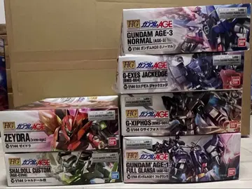 HG 건담 AGE 프라모델 6세트