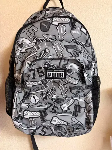 PUMA 올 패턴 백팩 백팩 그레이