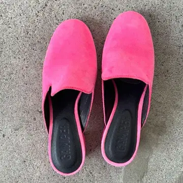 CAMPER 스웨이드 핑크 37