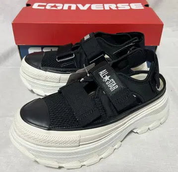 새상품 CONVERSE ALL STAR 스포츠 샌들 블랙 24.5cm