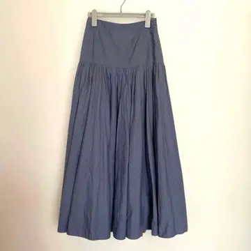 luana 루아나 개더 롱 플레어 스커트 코튼 100% 인도산