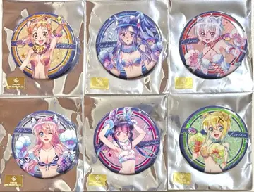 심포기어 가라폰 복권 케모미미 레어 홀로그램 캔뱃지 6종 세트