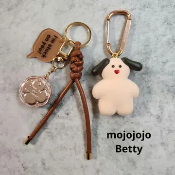 주렁주렁 키링 & mojojojo 강아지 브라운 CANMAKE