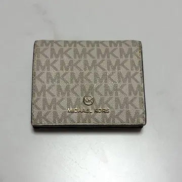 MICHAEL KORS 접이식 지갑 MK 로고