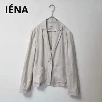 IENA 테일러드 자켓 여성용 36 린넨 베이지 오피스
