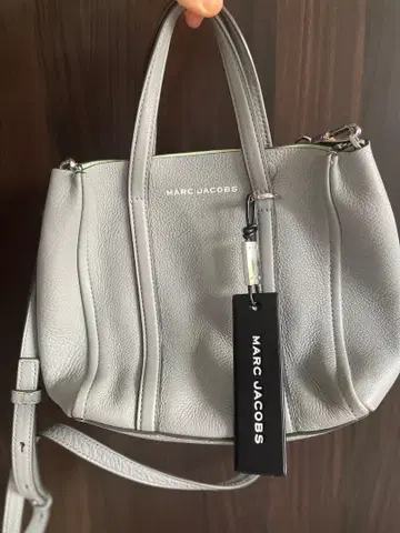 MARC JACOBS 2way 가죽 토트백 그레이