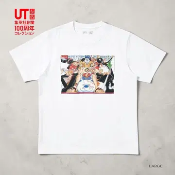 새상품 택 포함 유니클로 UT ONE PIECE 원피스 티셔츠 L 사이즈