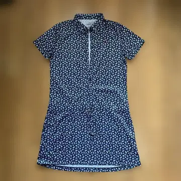 PUMA 올 패턴 폴로 원피스 네이비 XL