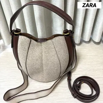 선착순 ZARA 스티치 원단 바게트백 토트 숄더