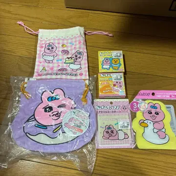 빤쮸토끼 굿즈 세트 복조리 키링 코스터