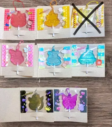 산리오 캐릭터즈 캔디 참즈 구미 7종