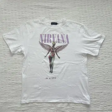 GOOD ROCK SPEED NIRVANA 티셔츠 화이트 XL