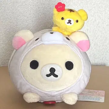 코리락쿠마 축하 봉제 인형 택 포함
