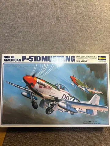 하세가와 1/32 P-51D 머스탱 프라모델
