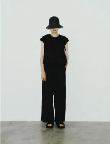 nest robe upcyclelino 블라우스 블랙