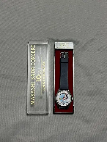 사다 마사시 콘서트 10주년 손목시계 작동품 일본제 Q&Q