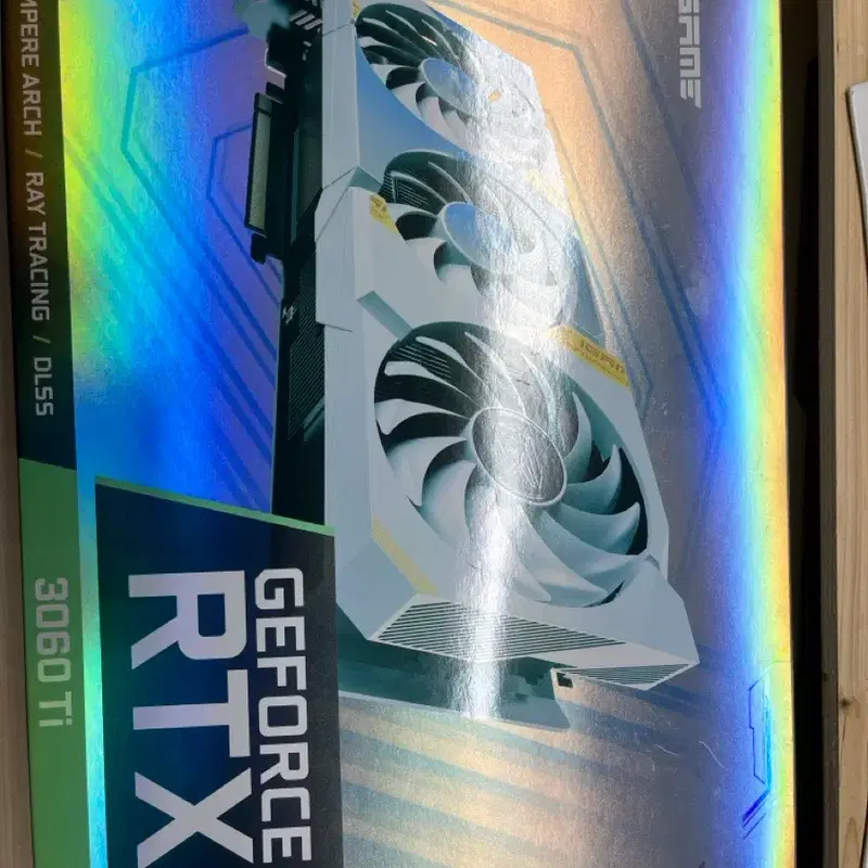 GEFORCE RTX 3060Ti 빈 박스팔아요