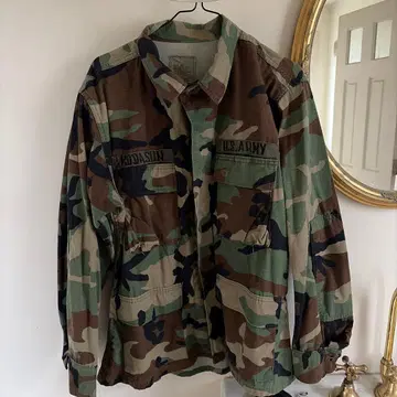 U.S. ARMY 밀리터리 자켓 우드랜드 카모