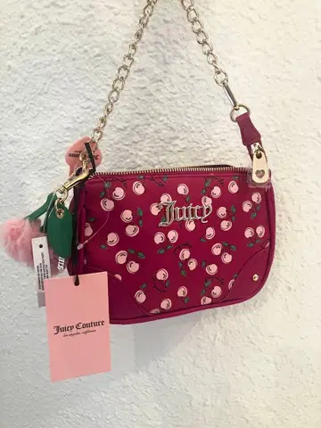 쥬시 꾸뛰르 체리 패턴 미니 백 juicy couture
