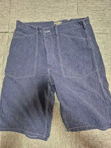 SUGAR CANE Light 데님 숏팬츠 신치 벨트