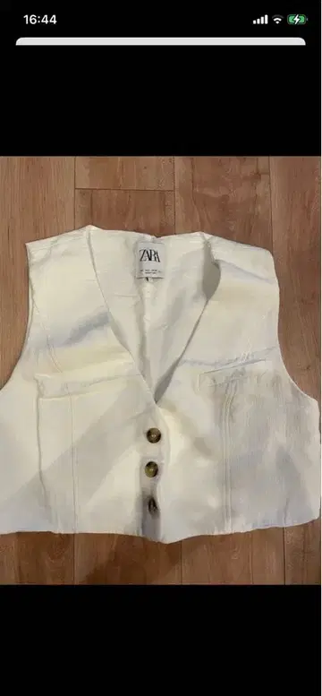 ZARA 린넨 베스트와 팬츠 셋업 사이즈