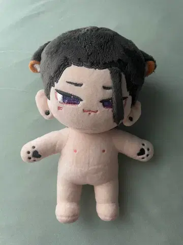 옷 갈아입기 봉제 인형 본체 20cm 고양이 귀 꼬리 포함