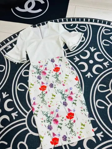 TED BAKER 꽃무늬 원피스 사이즈 0